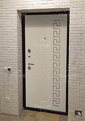 Недорогая входная металлическая дверь Модель Стандарт - 3 в дом